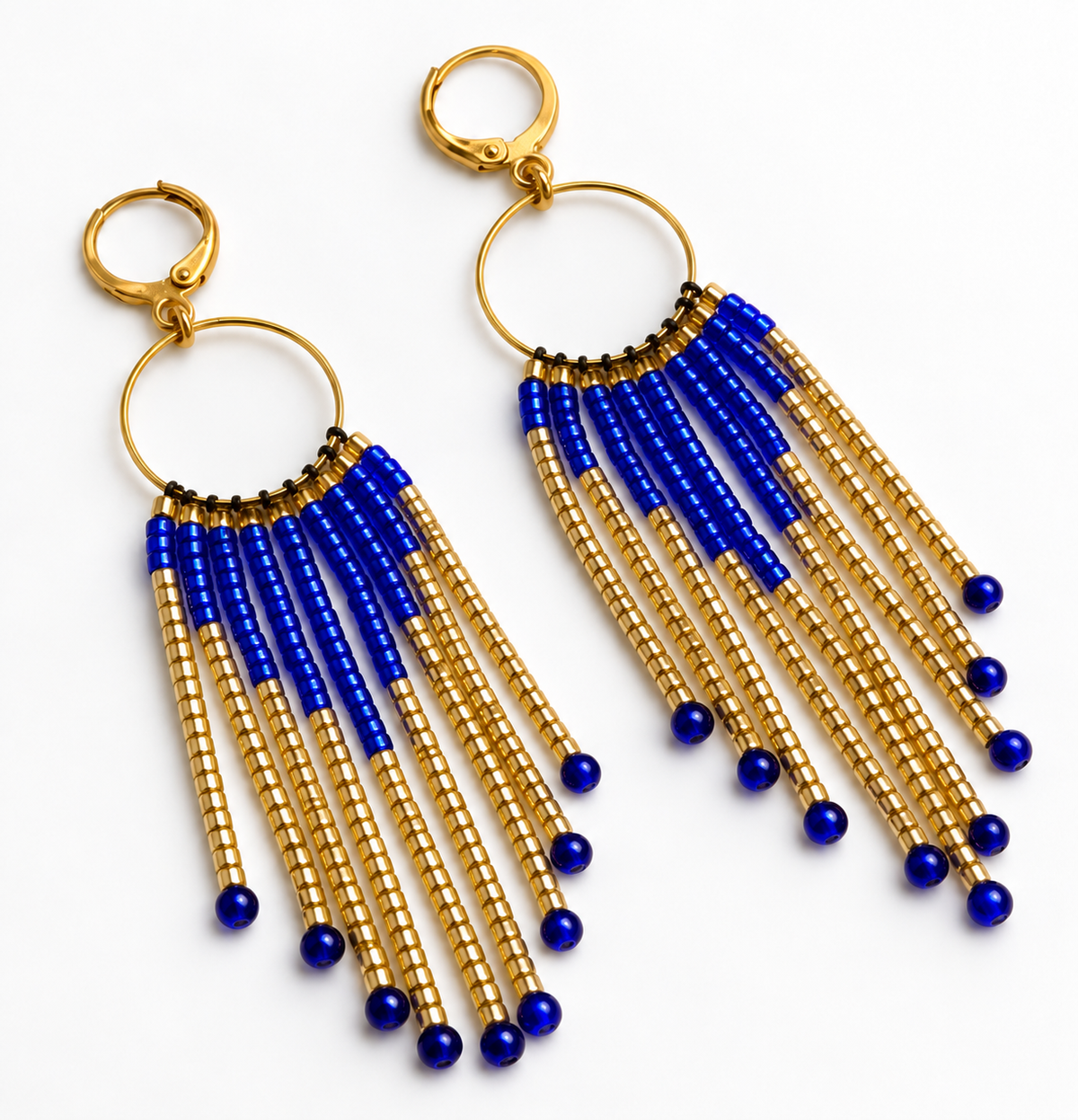 Handcrafted Seed Beads Earrings