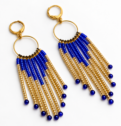 Handcrafted Seed Beads Earrings