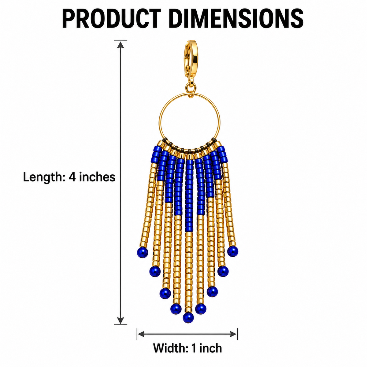 Handcrafted Seed Beads Earrings