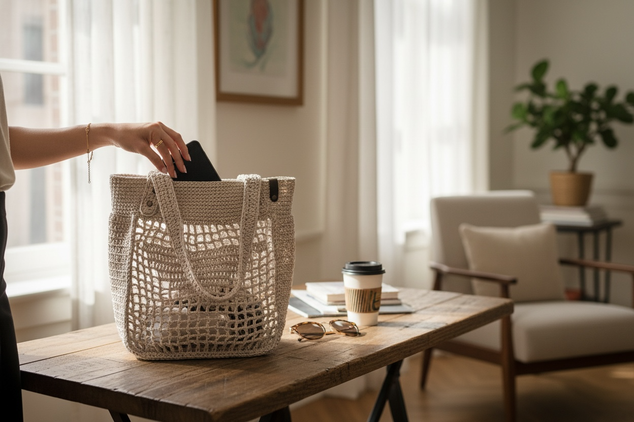 Handcrafted Raffia Bag